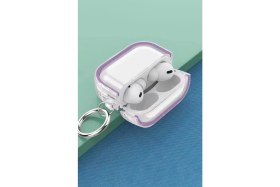 Resim Pileli Store Movenchy Airpods Pro 2 (2.nesil) Shiny Şeffaf Kılıf - Sierra Blue 