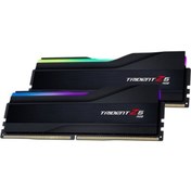 Resim Gskıll Trident Z5 Rgb Siyah Ddr5-5200mhz Cl36 32gb (2x16gb) Dual (36-36-36-83) 1.2v F5-5200j3636c16g 