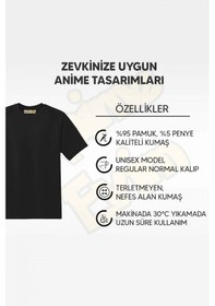 Resim One Piece Luffy Logo Siyah Tişört 