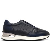 Resim Derimod Erkek Lacivert Bağcıklı Kalın Tabanlı Deri Sneaker 25WFD622214 