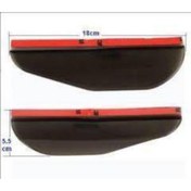 Resim FırsatYeri Oto Binek Araçlar Için Yağmur Koruyucu Aparat 2 Adet Koruyucu 