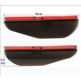 Resim FırsatYeri Oto Binek Araçlar Için Yağmur Koruyucu Aparat 2 Adet Koruyucu 