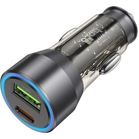 Resim Hoco Nz12a Action Pd43w Usb + Type-c Hızlı Şarj Araç Çakmaklı Şarj Aleti- 5775 