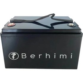 Resim Berhimi 12V 100 Amper IP67 4000 DOD, BT Marin/Karavan Lifepo4 Lityum Akü 