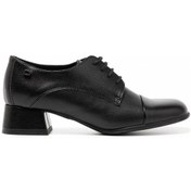 Resim Nappa Pelle Nero Oxford Klasik Kadın 1n5788dm Donna Serena 5788dm Nap Pel Ner/lız Ner Siyah 