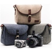 Resim Sones Günlük Slr Fotoğraf Makinesi Kanvas Crossbody Çanta Haki 