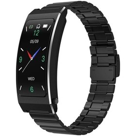 Resim Tongxida K13S 1.14'' 2'li Kulaklıklı Çelik Kayış Akıllı Saat (İthalatçı Garantili) 