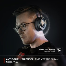 Resim Steelseries Arctis Nova Pro Wireless Kablosuz Oyuncu Kulaklığı 