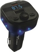 Resim tekno grup Lucatch LF-156 Araç Fm Transmitter 45W Typ-C Hızlı Şarjlı Çakmaklık Girişli Bluetooth Araç Kiti 