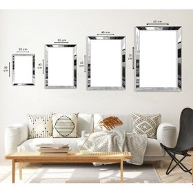 Resim Soyut Desen Şekiller Gold Pleksi Kenar Mdf Tablo 