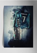 Resim Cristiano Ronaldo - Metal Tablo, Sporcu Posteri 