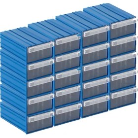 Resim Sembol Plastik Sembol 105 Plastik Çekmeceli Kutu 110X170X65MM (20 Adet) 
