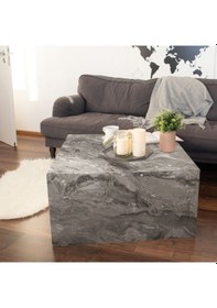 Resim D-c-fix 276-8230 Koyu Gri Hareli Yapışkanlı Mermer Desen Folyo 67 Cm X 2 Mt 