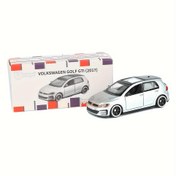 Resim Bburago 1:64 Ölçekli VOLKSWAGEN GOLF GTI (2017) modeli, çocuklar için bir oyuncak araba, geriye çekilebilir model ve erkek çocuklar için doğum günü hediyesi olarak mükemmel bir alaşımlı model. 
