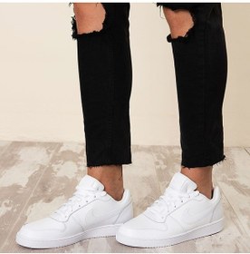 Resim Nike Ebernon Low Erkek Spor Ayakkabı Beyaz Aq1775-100 