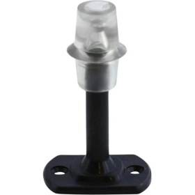 Resim Mabeyn Kawin 8 cm Metal Kapı Kolu Stoperi Tamponu Durdurucusu Tutucu Tutacağı Metal Kapı Stopu Silikonlu Siyah ve Krom (4, Siyah) 