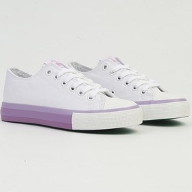Resim Benetton İthal Beyaz Lila Kadın Spor Ayakkabı Bnı-10031 001 | Orjinal 