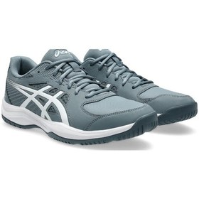 Resim Asics Court Slide 4 Erkek Gri Tenis Ayakkabısı Mavi 