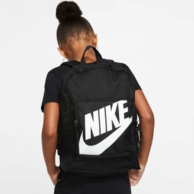 Resim Nike Classic Çocuk Siyah Sırt Çantası (BA5928-010) 