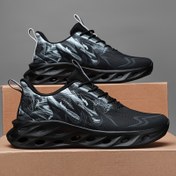 Resim Erkek Ayakkabıları 2025 Yeni Stil, Nefes Alabilen Ağ, Hafif, Yumuşak Taban, Şok Emici Koşu Sneaker'ları, Kumaş Üst, MD Taban, Bağcıklı, Yuvarlak Burun, Düşük Top, Evrensel, Tüm Mevsimler İçin 