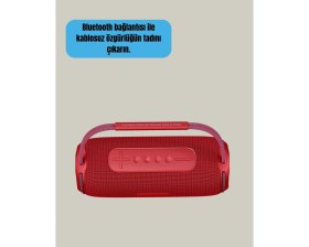 Resim Rgb LED Işıklı 20W Taşınabilir Hoparlör Bluetooth 5.3 + Type-C Şarj 