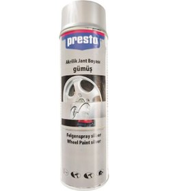 Resim Presto Gümüş Gri Jant Akrilik Sprey Boya 500 Ml. 