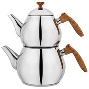 Resim Schafer Tea Chef Orta Boy 4 Parça Çaydanlık Takımı Kahverengi 
