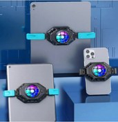 Resim Datastar Tablet Cep Telefonu Radyatörlü RGB Telefon Soğutucu Fan 