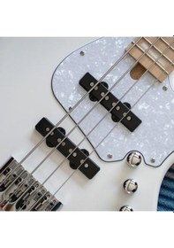 Resim Cort Njs4bk Bas Gitar 4 Telli Siyah - Çantalı 