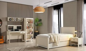 Resim İnci Genç Odası Takımı - 3 Kapaklı 