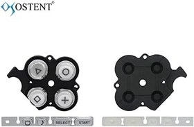 Resim OSTENT Sony PSP 3000 Serisi Konsol için Düğmeler Tuş Takımı Onarım Değiştirme - Renk Gümüş 