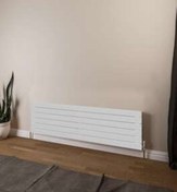 Resim Warma Teos Yatay Çelik Radyatör 1400x445 Pütürlü Antrasit 7946 