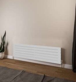 Resim Warma Teos Yatay Çelik Radyatör 1400x445 Pütürlü Antrasit 7946 