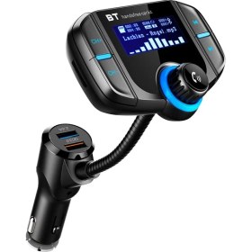 Skyeyyt BT70 Fm Verici Araç Radyo Bluetooth Kiti Çift USB Qc3.0 ...