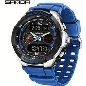 Resim Cloud011 Sanda Genç Spor Yıldız Işığı Su Geçirmez Çok Fonksiyonlu Mavi Kadranlı Saat Diğer 