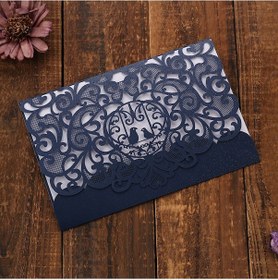 Resim Geeroyoo 20'li Kuş Desenli Davetiye Seti - Düğün, Doğum Günü Ve Parti Davetiyesi - Mavi, Beyaz, Altın Seçenekli 