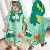 Resim 1 adet sevimli hayvan başlıklı tasarım, unisex stil, şirin çizgi film evcil baskı, banyo ve plaj kullanımı için ideal 