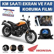 Resim Honda Cl250 Motosiklet Far Ve Ekran Km Koruyucu 
