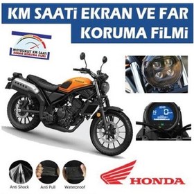 Resim Honda Cl250 Motosiklet Far Ve Ekran Km Koruyucu 
