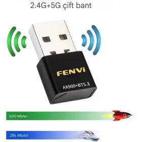 Resim Fenvi Wifi-6 Wifi+bluetooth 5.3 Adaptörü Yüksek Çekim Ce Sertifik 