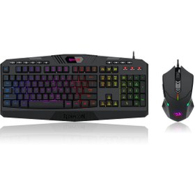 Resim REDRAGON S101-5 Oyuncu RGB Klavye + Mouse K503RGB + M601RGB 
