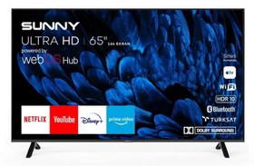 Resim Sunny 65’’ Frameless 4K WebOS Smart LED Televizyon 