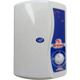 Resim Artemis 7500 W Elektrikli Şofben Beyaz Renk 4 lt/dk Su Isıtma Kapasitesi ile Hızlı Isıtma 
