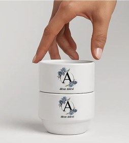 Resim Bk Gift Kişiye Özel İsimli 2li Çerezlik Kase-1 Yeni Ev Hediyesi Önerileri, Misafir Sunum Ürünü, Çay Yanı Kase Kobitmeyencom34786 Bk Gift 