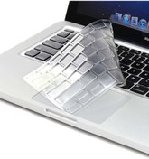 Resim Microcase Macbook Air 13.3 A1466 - A1369 Silikon Klavye Koruması - Us Şeffaf 