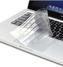 Resim Microcase Macbook Air 13.3 A1466 - A1369 Silikon Klavye Koruması - Us Şeffaf 