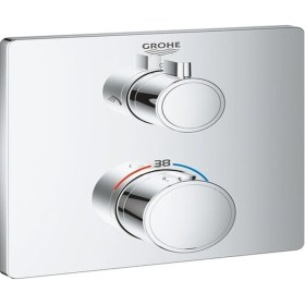 Resim Grohe Grohtherm Termostatik Banyo/duş Bataryası 24079000 Siyah 