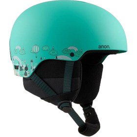 Resim Anon Rime 3 Unisex Çocuk Yeşil Kask 