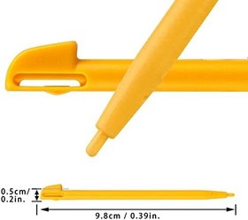 Resim OSTENT Plastik Renkli Dokunmatik Stylus Kalem Nintendo Wii U Gamepad için 5'li Paket 