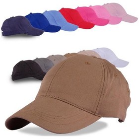 Resim Perlotus Düz Renk Spor Beyzbol Kep Pamuklu Şapka Bej 